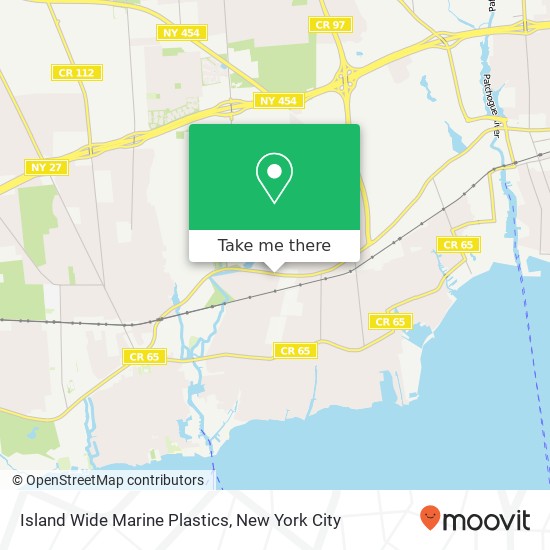 Mapa de Island Wide Marine Plastics