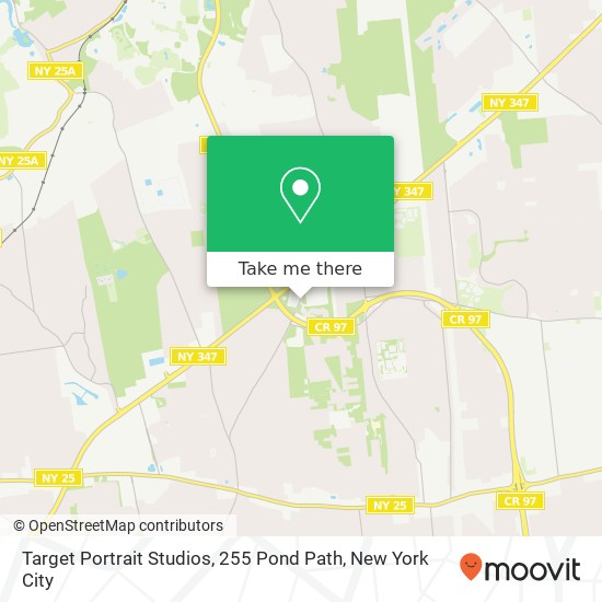 Mapa de Target Portrait Studios, 255 Pond Path