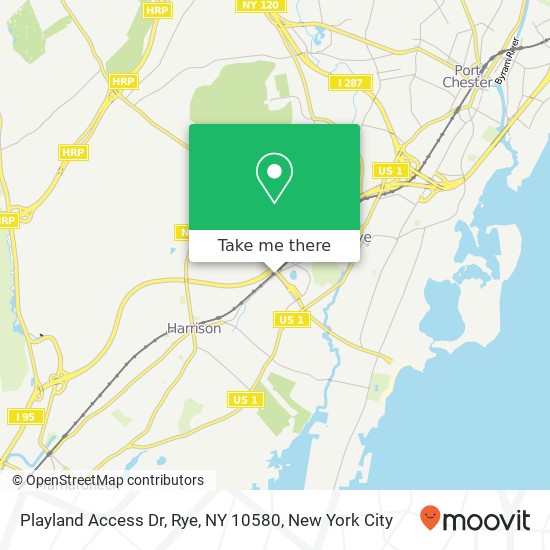 Mapa de Playland Access Dr, Rye, NY 10580