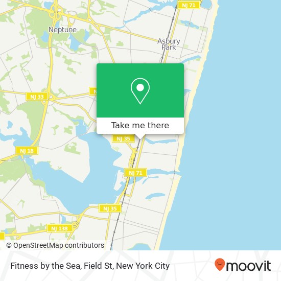 Mapa de Fitness by the Sea, Field St