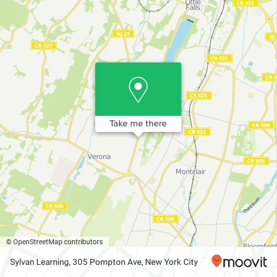 Sylvan Learning, 305 Pompton Ave map