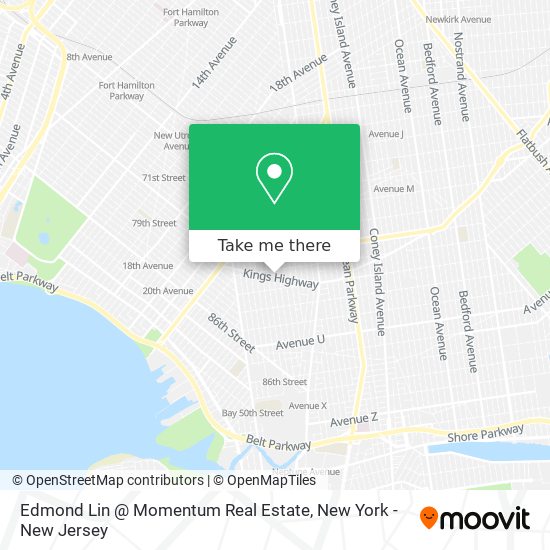 Mapa de Edmond Lin @ Momentum Real Estate