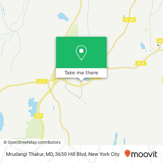 Mapa de Mrudangi Thakur, MD, 3650 Hill Blvd