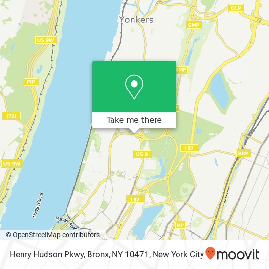 Mapa de Henry Hudson Pkwy, Bronx, NY 10471