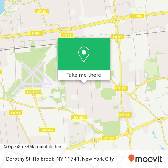 Mapa de Dorothy St, Holbrook, NY 11741