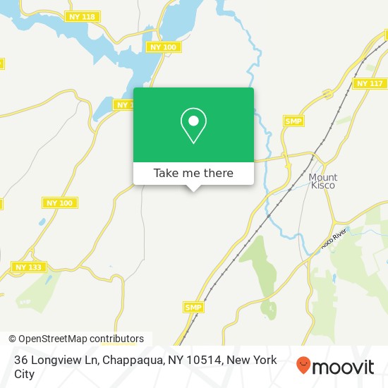 Mapa de 36 Longview Ln, Chappaqua, NY 10514