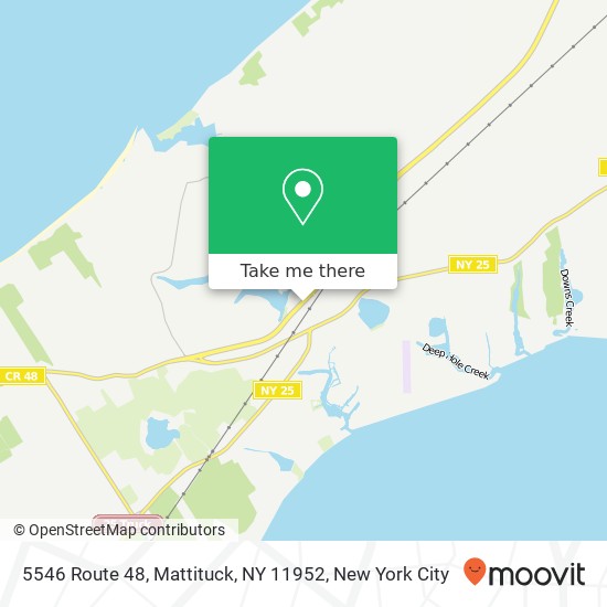 Mapa de 5546 Route 48, Mattituck, NY 11952