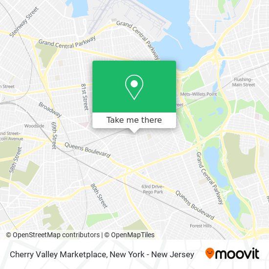 Cherry Valley Marketplace map