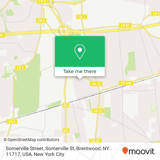 Somerville Street, Somerville St, Brentwood, NY 11717, USA map