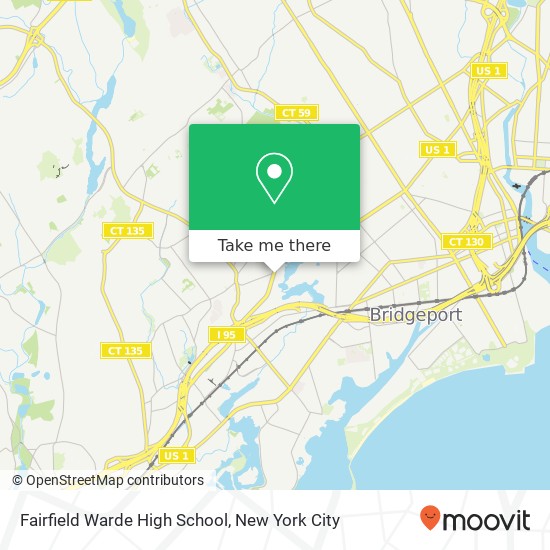 Mapa de Fairfield Warde High School, 501 Kings Hwy E