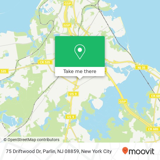 75 Driftwood Dr, Parlin, NJ 08859 map