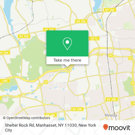 Shelter Rock Rd, Manhasset, NY 11030 map