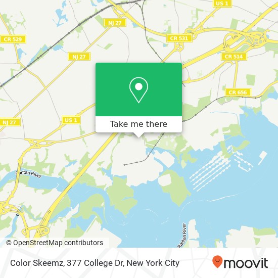Color Skeemz, 377 College Dr map