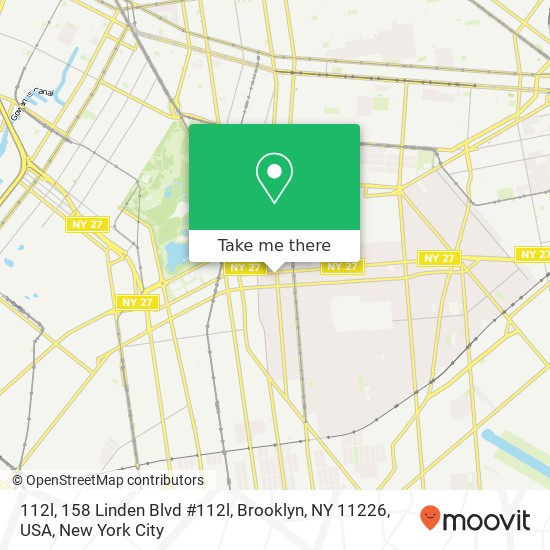 Mapa de 112l, 158 Linden Blvd #112l, Brooklyn, NY 11226, USA