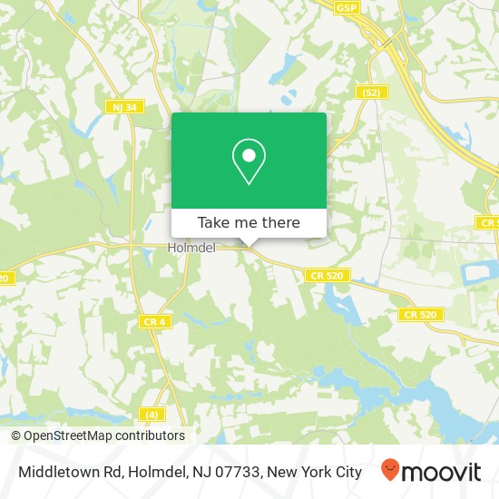 Middletown Rd, Holmdel, NJ 07733 map