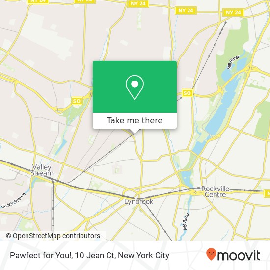 Mapa de Pawfect for You!, 10 Jean Ct