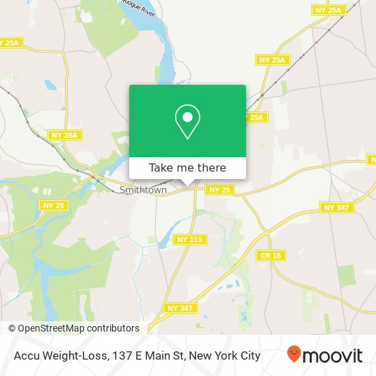 Mapa de Accu Weight-Loss, 137 E Main St