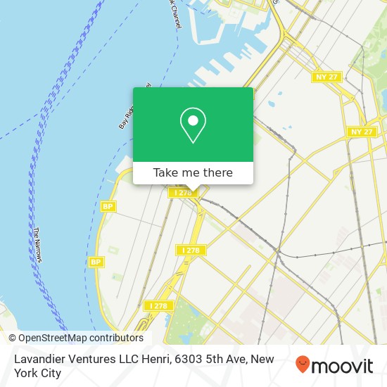 Mapa de Lavandier Ventures LLC Henri, 6303 5th Ave