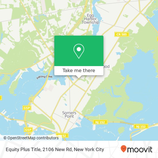 Mapa de Equity Plus Title, 2106 New Rd