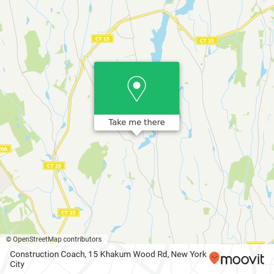 Mapa de Construction Coach, 15 Khakum Wood Rd