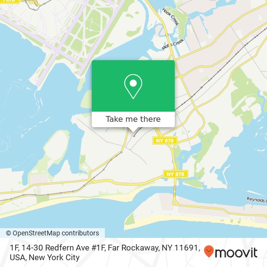 1F, 14-30 Redfern Ave #1F, Far Rockaway, NY 11691, USA map