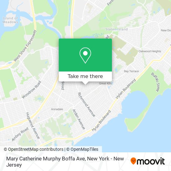 Mary Catherine Murphy Boffa Ave map