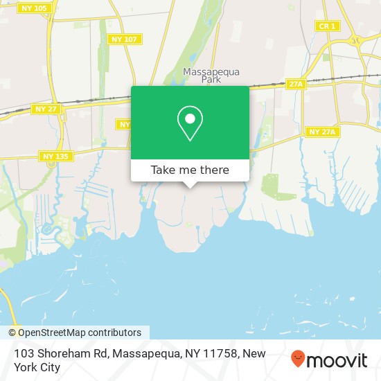 103 Shoreham Rd, Massapequa, NY 11758 map