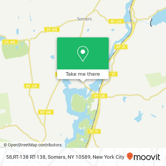 Mapa de 58,RT-138 RT-138, Somers, NY 10589