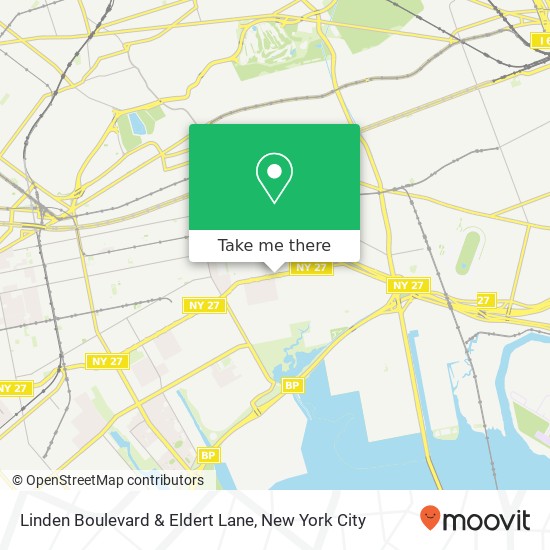 Mapa de Linden Boulevard & Eldert Lane