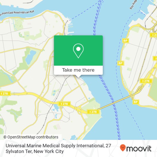 Universal Marine Medical Supply International, 27 Sylvaton Ter map