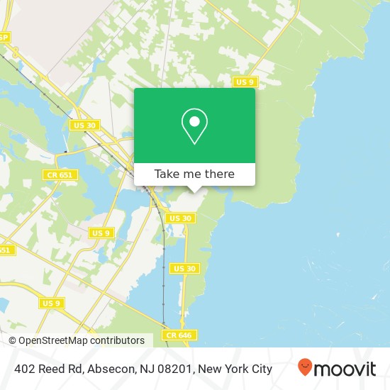 402 Reed Rd, Absecon, NJ 08201 map