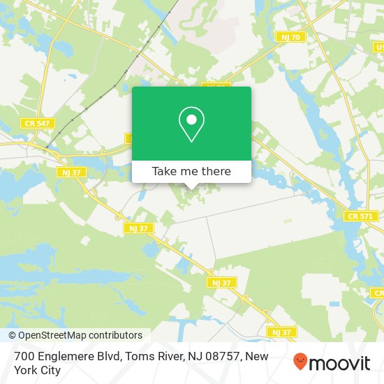 700 Englemere Blvd, Toms River, NJ 08757 map