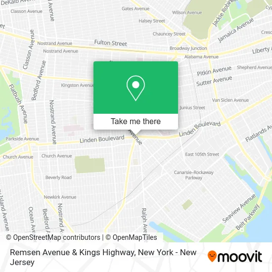 Remsen Avenue & Kings Highway map