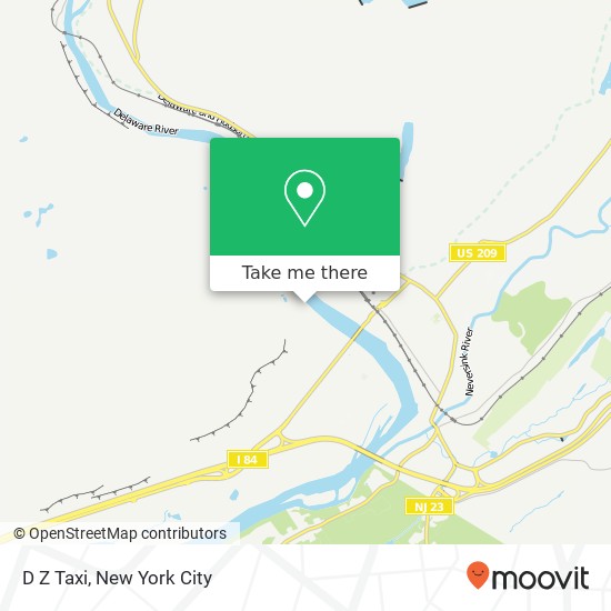 Mapa de D Z Taxi