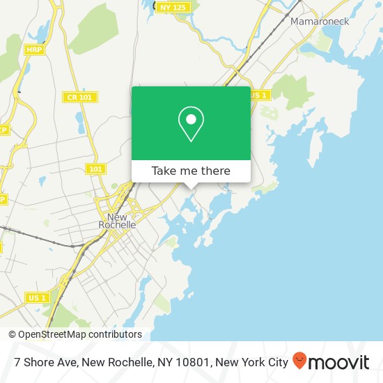 7 Shore Ave, New Rochelle, NY 10801 map