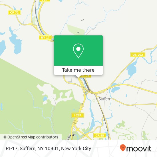 RT-17, Suffern, NY 10901 map