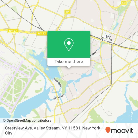 Crestview Ave, Valley Stream, NY 11581 map