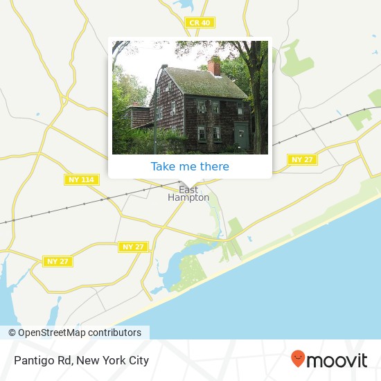 Pantigo Rd, East Hampton, NY 11937 map