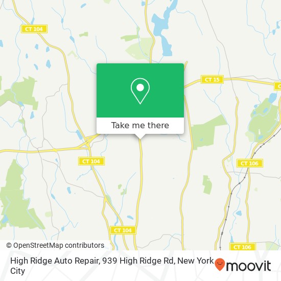 Mapa de High Ridge Auto Repair, 939 High Ridge Rd