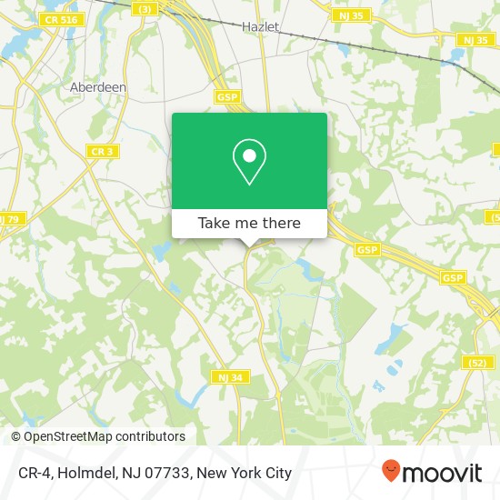 CR-4, Holmdel, NJ 07733 map