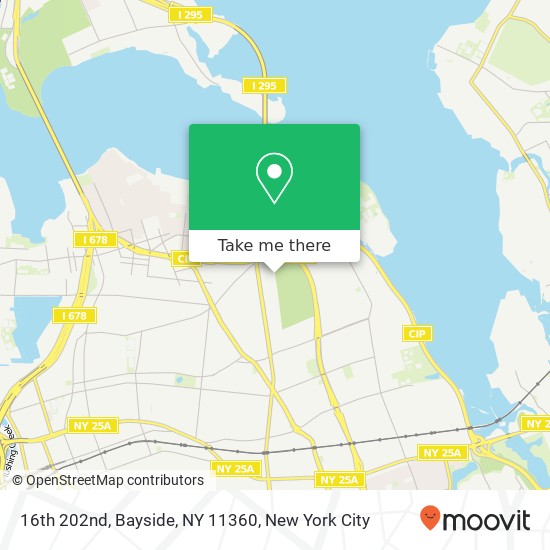 16th 202nd, Bayside, NY 11360 map