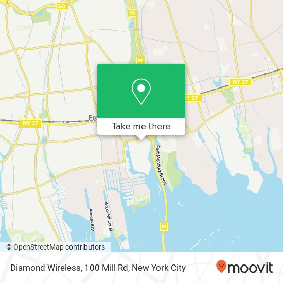 Mapa de Diamond Wireless, 100 Mill Rd