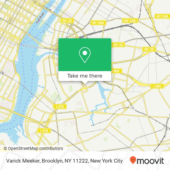 Varick Meeker, Brooklyn, NY 11222 map