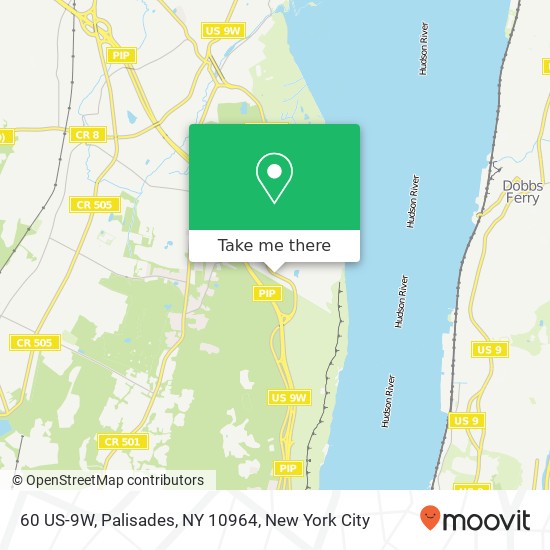 Mapa de 60 US-9W, Palisades, NY 10964