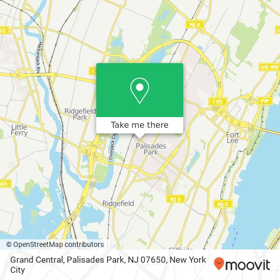 Grand Central, Palisades Park, NJ 07650 map