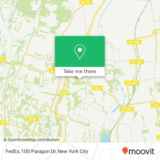 FedEx, 100 Paragon Dr map