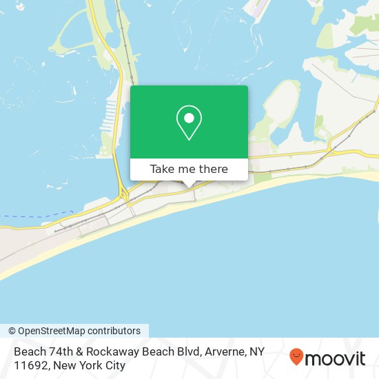 Beach 74th & Rockaway Beach Blvd, Arverne, NY 11692 map