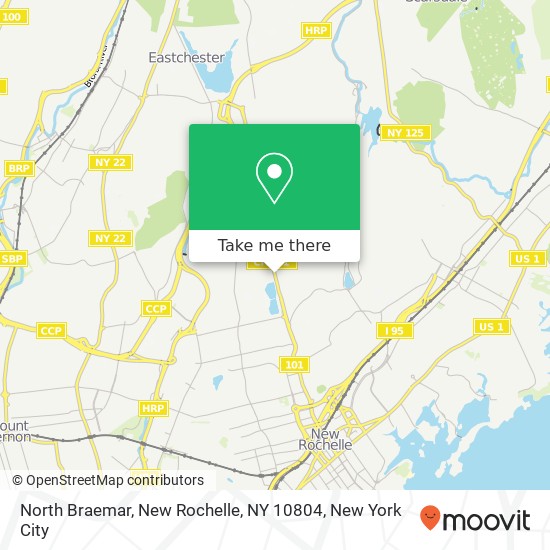 North Braemar, New Rochelle, NY 10804 map