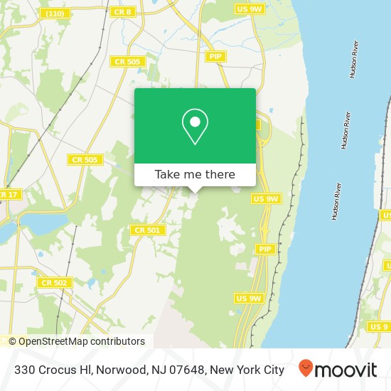 330 Crocus Hl, Norwood, NJ 07648 map