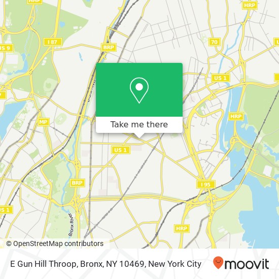 E Gun Hill Throop, Bronx, NY 10469 map